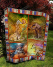 Giraffe Natural Quilt Blanket Great Customized Blanket Gifts For Birthday Christmas Thanksgiving