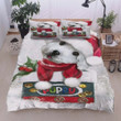 Snow Puppy Cotton Bed Sheets Spread Comforter Duvet Cover Bedding Sets
