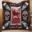 Skull Quilt On The Inside We're All The Same Quilt Blanket Great Customized Blanket Gifts For Birthday Christmas Thanksgiving