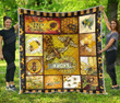 Bees Quilt Blanket Great Gifts For Birthday Christmas Thanksgiving Anniversary