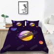Hamburger Planet Funny Galaxy Bed Sheets Duvet Cover Bedding Set Great Gifts For Birthday Christmas Thanksgiving