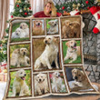 Labrador Retriever Wood Frames Dogs Cute Quilt Blanket Great Customized Blanket Gifts For Birthday Christmas Thanksgiving