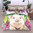 3D Pig And Owl Cotton Bed Sheets Spread Comforter Duvet Cover Bedding Sets