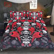 Skull With Red Wings Bedding Set (Duvet Cover & Pillow Cases)