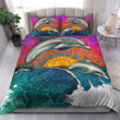 Dolphin Sunset Mandala Pattern Bed Sheets Spread Comforter Duvet Cover Bedding Sets