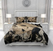 Skull And Crows Cotton Bed Sheets Spread Comforter Duvet Cover Bedding Sets