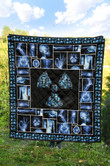 Radiology, Radiologist, X Ray Images Quilt Blanket Great Customized Blanket Gifts For Birthday Christmas Thanksgiving