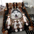 Huskey Native American Bedding Set Cotton Bed Sheets Spread Comforter Duvet Cover Bedding Sets