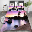 Seaside Sunset Romantic Bed Sheets Duvet Cover Bedding Set