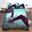 Eagle Hunting Snake Animal Spirit Illustration Bed Sheets Spread Comforter Duvet Cover Bedding Sets