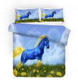 3d Blue Myth Horse Bed Sheet Duvet Cover Bedding Sets