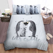 Penguin Family Let's Cuddle Cotton Bed Sheets Spread Comforter Duvet Cover Bedding Sets Perfect Gifts For Penguin Lover Gifts For Birthday Christmas Thanksgiving