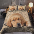 Golden Retriever Love You Forever And Always Cotton Bed Sheets Spread Comforter Duvet Cover Bedding Sets