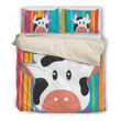 Cow Cotton Bed Sheets Spread Comforter Duvet Cover Bedding Sets