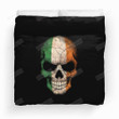 Irish Skull Flag Quilt Blanket Great Customized Blanket Gifts For Birthday Christmas Thanksgiving