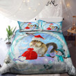 Squirrel Merry Christmas Bed Sheets Duvet Cover Bedding Sets