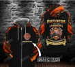 Personalized Firefighters Are Like Candles We Burn Ourselves Up To Give Others Light Custom Name 3D All Over Print Hoodie, Zip-up Hoddie