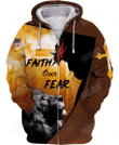 Faith Over Fear 3D All Over Print Hoodie, Zip-up Hoodie