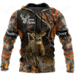 Deer Hunter 3D All Print Hoodie, Zip- Up Hoodie
