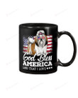 ln Shih Tzu God Bless America Mug Gifts For Birthday, Thanksgiving Anniversary Ceramic Coffee 11-15 Oz