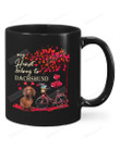 Dachshund - My Heart Belong To Mug, Happy Valentine's Day Gifts For Couple Lover ,Birthday, Thanksgiving Anniversary Ceramic Coffee 11-15 Oz