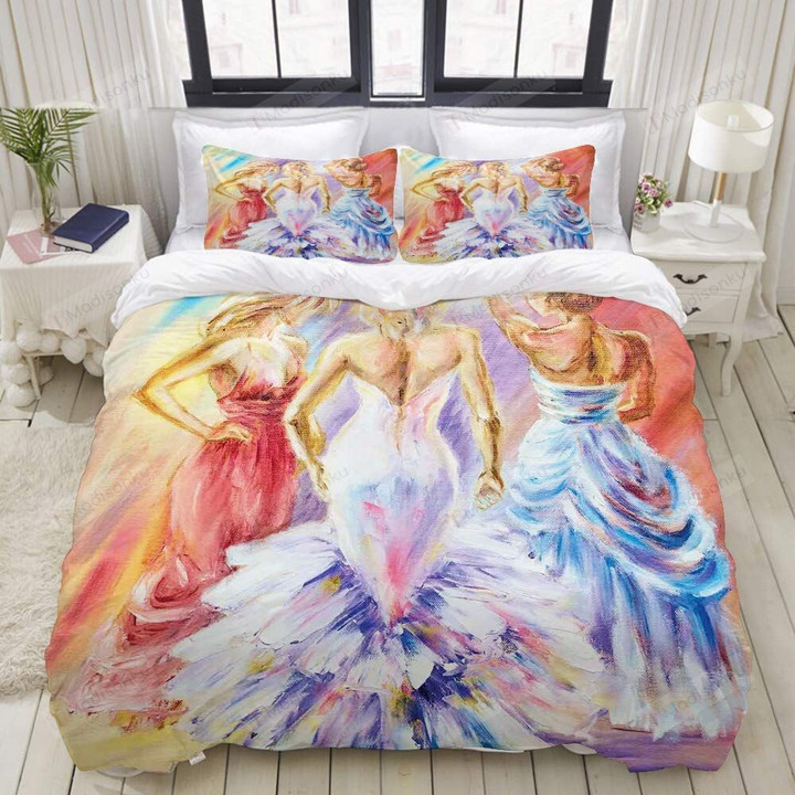 Ladies Women Cotton Bed Sheets Spread Comforter Duvet Cover Bedding Sets
