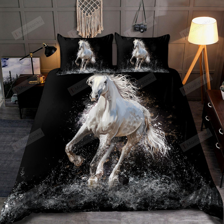 Horse Bed Sheets Spread Duvet Cover Bedding Set