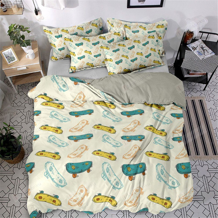 Skateboard Cotton Bed Sheets Spread Comforter Duvet Cover Bedding Sets