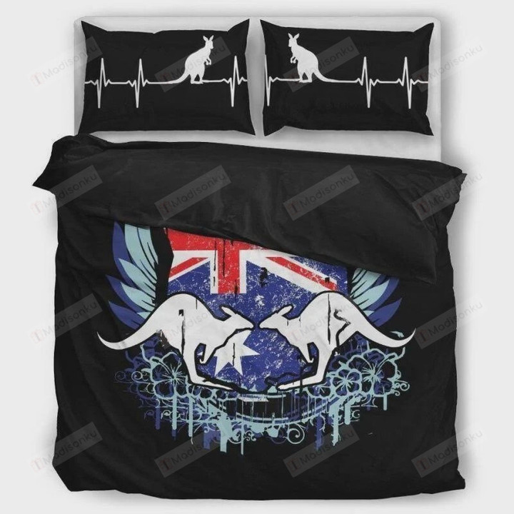 Australia Kangaroo Bedding Set (Duvet Cover & Pillow Cases)