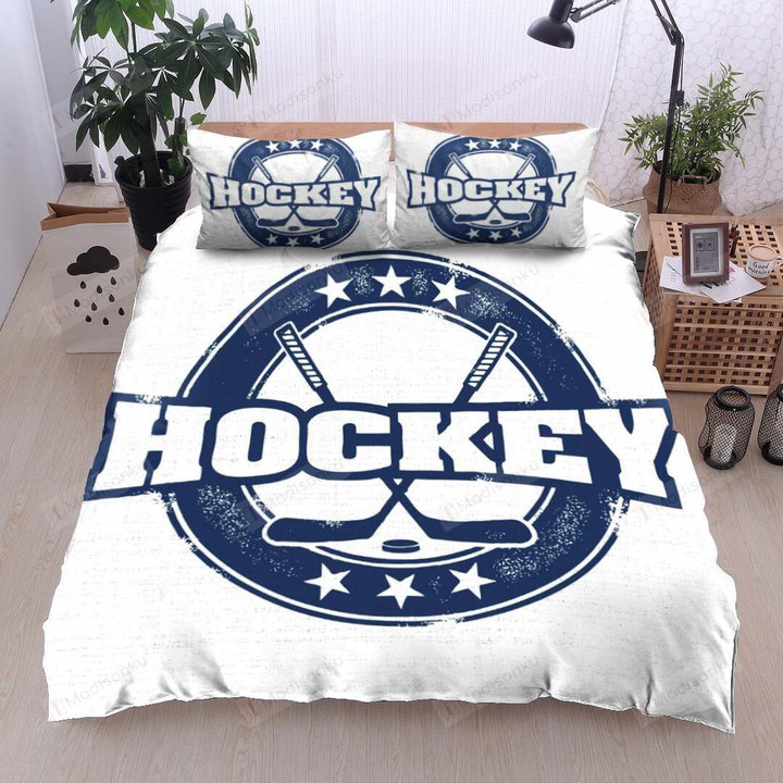 Hockey Cotton Bed Sheets Spread Comforter Duvet Cover Bedding Sets