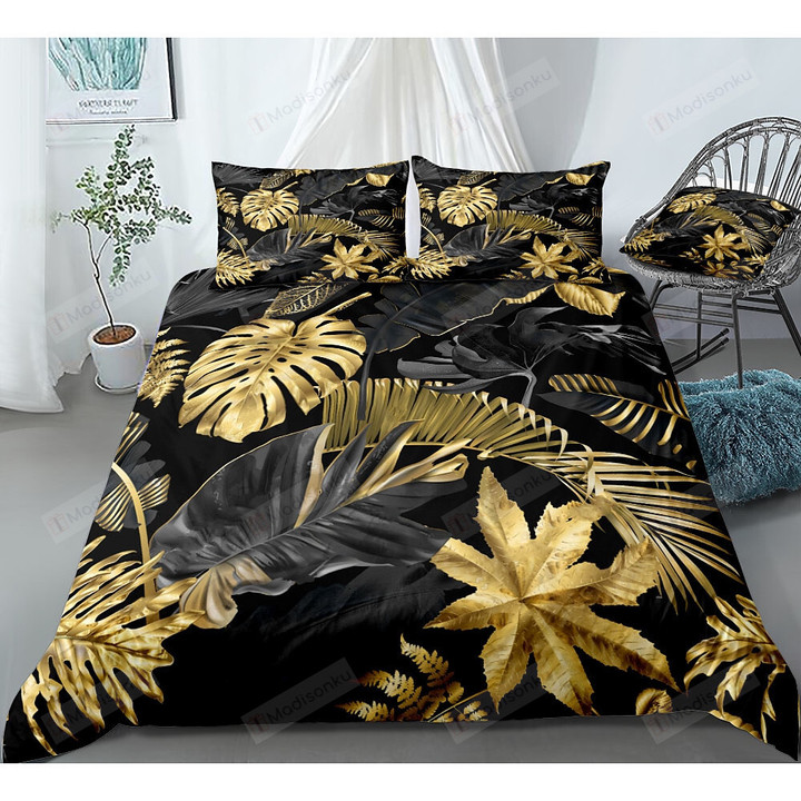 Tropical Pattern Bed Sheets Spread Comforter Duvet Cover Bedding Sets
