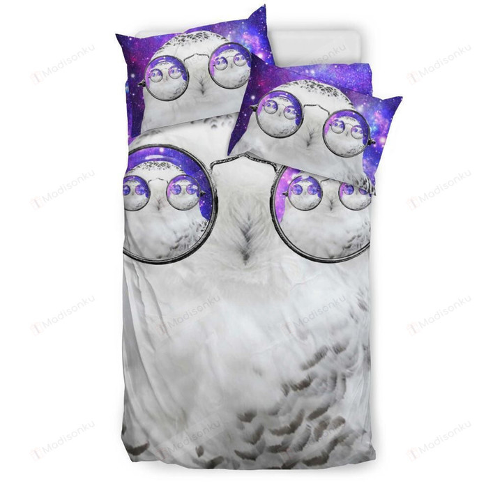 Owl Student Bed Sheets Spread Duvet Cover Bedding Set