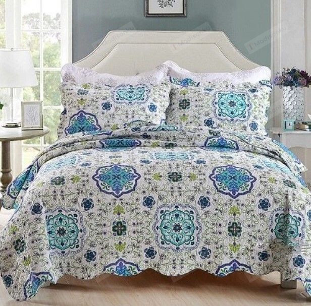 Patchwork Cotton Bed Sheets Spread Comforter Duvet Cover Bedding Sets