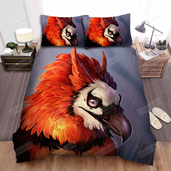 The Wildlife - The Red Bearded Vulture Artwork Bed Sheets Spread Duvet Cover Bedding Sets