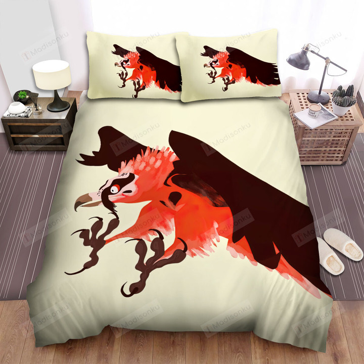 The Wildlife - The Bearded Vulture Hunting Art Bed Sheets Spread Duvet Cover Bedding Sets