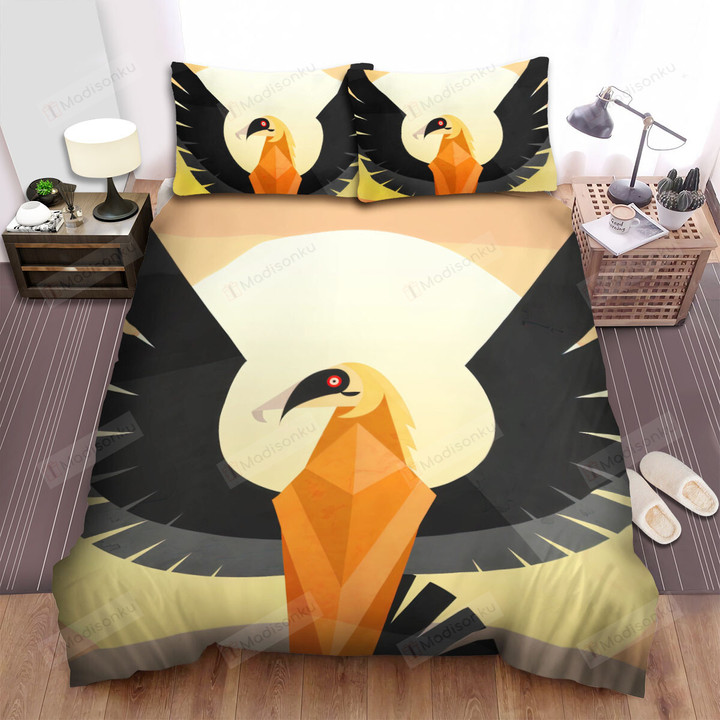 The Wildlife - The Bearded Vulture Spreading The Wings Bed Sheets Spread Duvet Cover Bedding Sets
