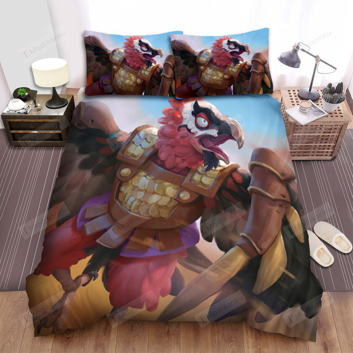 The Wild Animal - The Bearded Vulture Soldier In The Desert Bed Sheets Spread Duvet Cover Bedding Sets