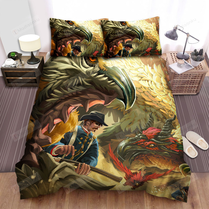 The Wild Animal - The Vulture And The Soldier Art Bed Sheets Spread Duvet Cover Bedding Sets