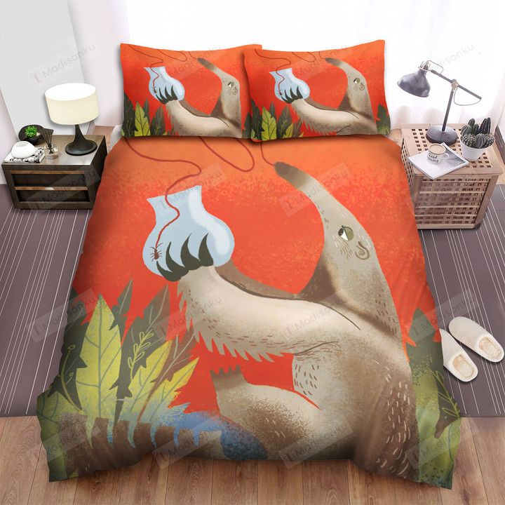 The Wild Animal - The Anteater Eating An Ant Bed Sheets Spread Duvet Cover Bedding Sets