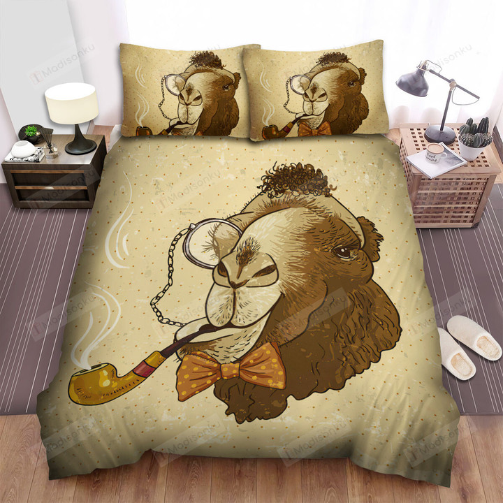 The Wildlife - The Camel Smoking Pipe Bed Sheets Spread Duvet Cover Bedding Sets