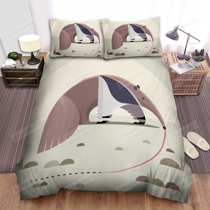 The Wild Animal - The Anteater Finding Ants Bed Sheets Spread Duvet Cover Bedding Sets