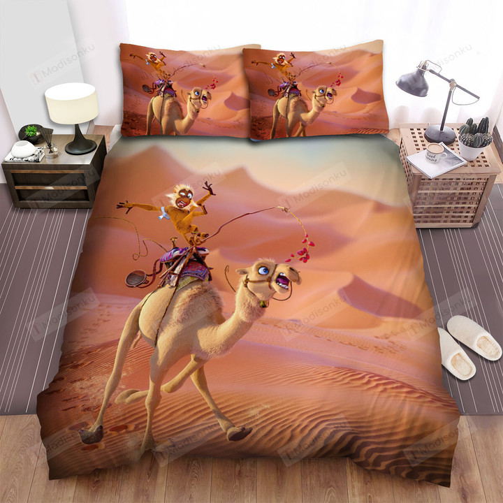 The Wildlife - The Monkey On The Camel Bed Sheets Spread Duvet Cover Bedding Sets