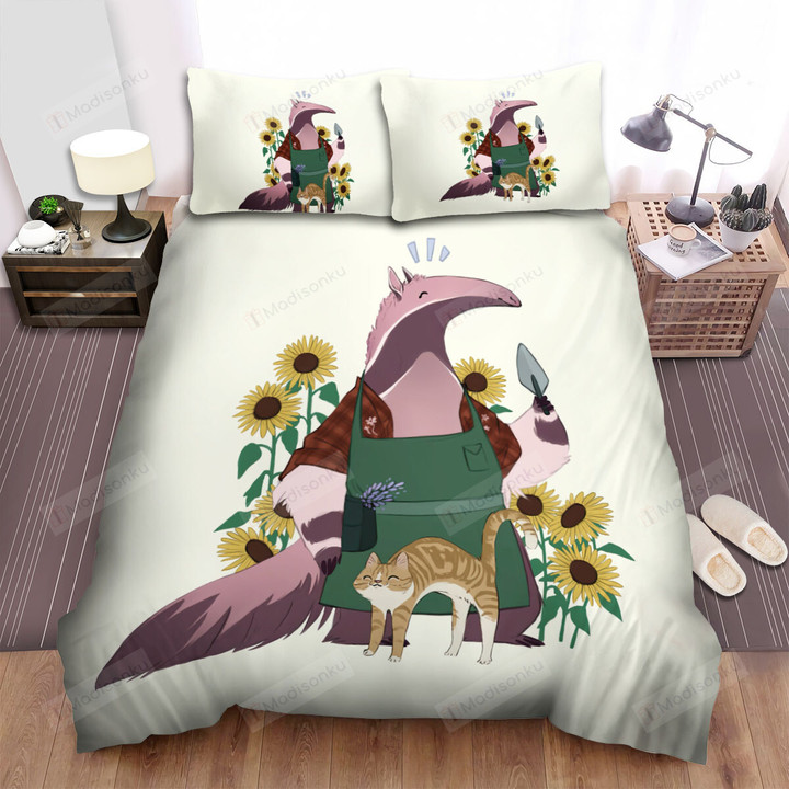 The Wild Animal - The Gardener Anteater Art Bed Sheets Spread Duvet Cover Bedding Sets
