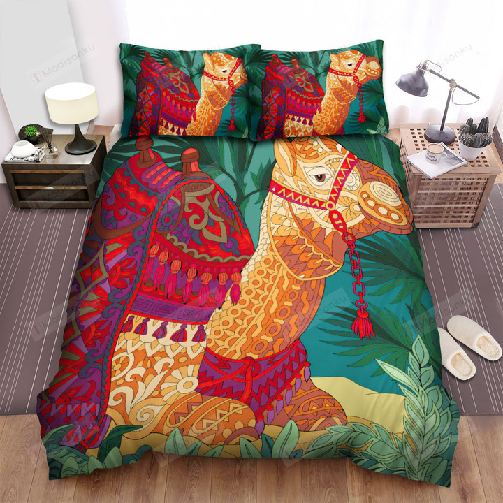The Wildlife - The Beautiful Camel Taking A Break Bed Sheets Spread Duvet Cover Bedding Sets