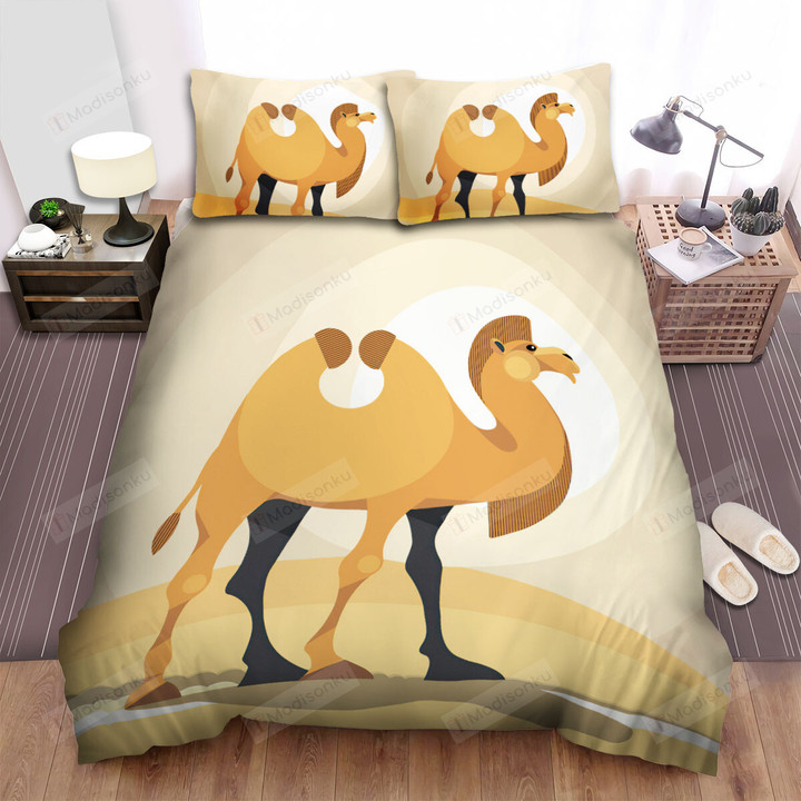 The Wildlife - The Camel Standing Under The Sun Bed Sheets Spread Duvet Cover Bedding Sets