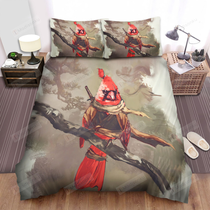 The Wild Animal - The Cardinal Samurai Bed Sheets Spread Duvet Cover Bedding Sets