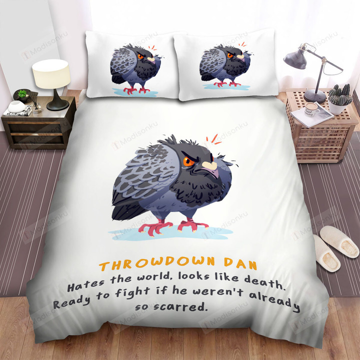 The Wild Bird - The Pigeon Is Fury Bed Sheets Spread Duvet Cover Bedding Sets