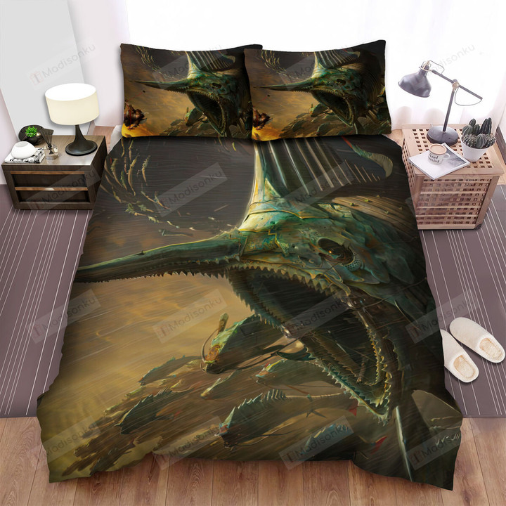 The Wild Animal - The Sailfish Chasing In The Rain Bed Sheets Spread Duvet Cover Bedding Sets