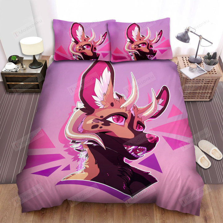 The Wild Animal - The African Wild Dog Girl Art Bed Sheets Spread Duvet Cover Bedding Sets