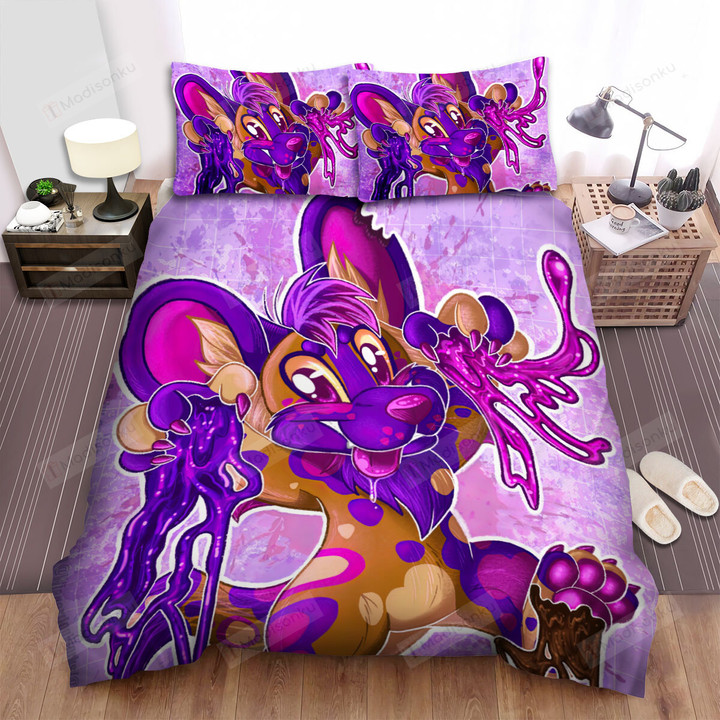 The Wild Animal - The African Wild Dog With Slime Bed Sheets Spread Duvet Cover Bedding Sets